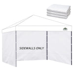 Load image into Gallery viewer, Instant Canopy Sidewalls for 10x10 Pop Up Canopy Tent, 300D Waterproof Material for Outdoor Events, Vendor Booths, and Privacy (Sidewalls Only, Canopy Not Included)(White, 10x10ft-3pcs)
