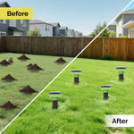 Load image into Gallery viewer, Solar Garden Device – 4 Pack, IP66 Waterproof, Solar Rechargeable, Covers up to 75 sq. ft., Quick 2-Hour Charge, 8–10 Hours Operation, Weather-Resistant Lawn & Garden – eco-Friendly Lawn Spikes,