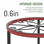 Load image into Gallery viewer, Linpla 5-Pack Decent Metal Plant Stands, Heavy Duty Flower Pot Stands for Multiple Plant, Anti-Rust Iron Plant Pot Shelf, Decoration Racks for Home Indoor and Outdoor (5 Pack Black)