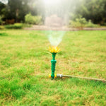 Load image into Gallery viewer, Tulip Sprinkler Head, Flower sprinklers for Yard,sprayers in Lawn and Garden，Decorative Sprinkler, Patio, Kids (16 inch Height, Yellow+Green)

