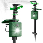 Load image into Gallery viewer, Motion Activated Animal Repeller with Water Sprinkler and Flashing Light, Solar Powerd Deer Cat Repellent Outdoor Deer Deterrent - Keep Rabbits Shunks Dog Raccoons Birds Away from Lawn and Garden
