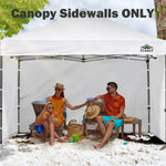 Load image into Gallery viewer, Instant Canopy Sidewalls for 10x10 Pop Up Canopy Tent, 300D Waterproof Material for Outdoor Events, Vendor Booths, and Privacy (Sidewalls Only, Canopy Not Included)(White, 10x10ft-3pcs)
