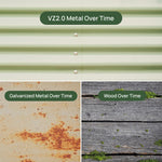 Load image into Gallery viewer, Rolling Elevated Raised Garden Bed-V Series, 2&#39; x 4&#39; Garden Beds with Legs &amp; Storage Rack for Patio &amp; Porch, 700 Lbs Weight Capacity, Outdoor Planter Box for Vegetables Flower Herbs, Olive Green
